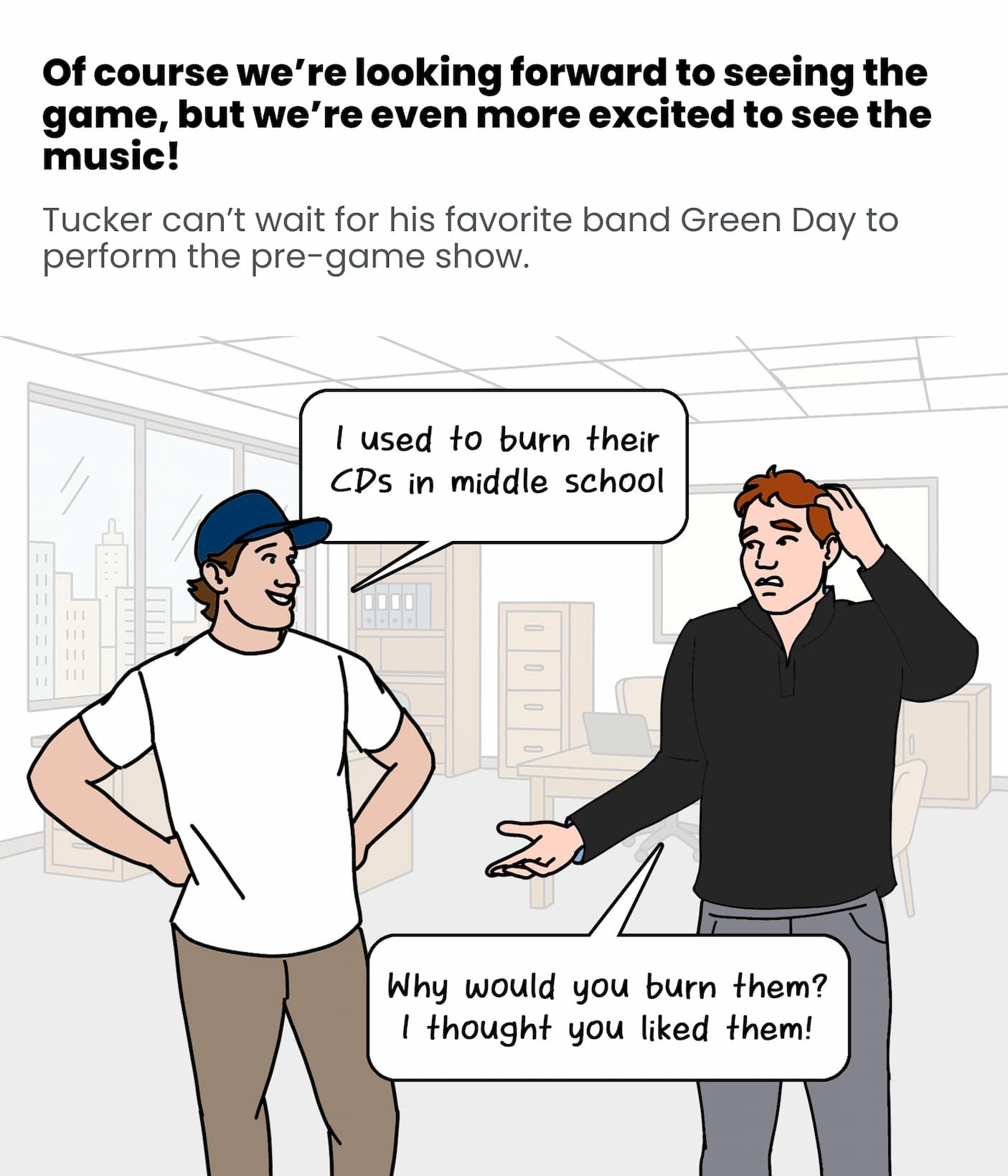 Tucker can't wait for Green Day