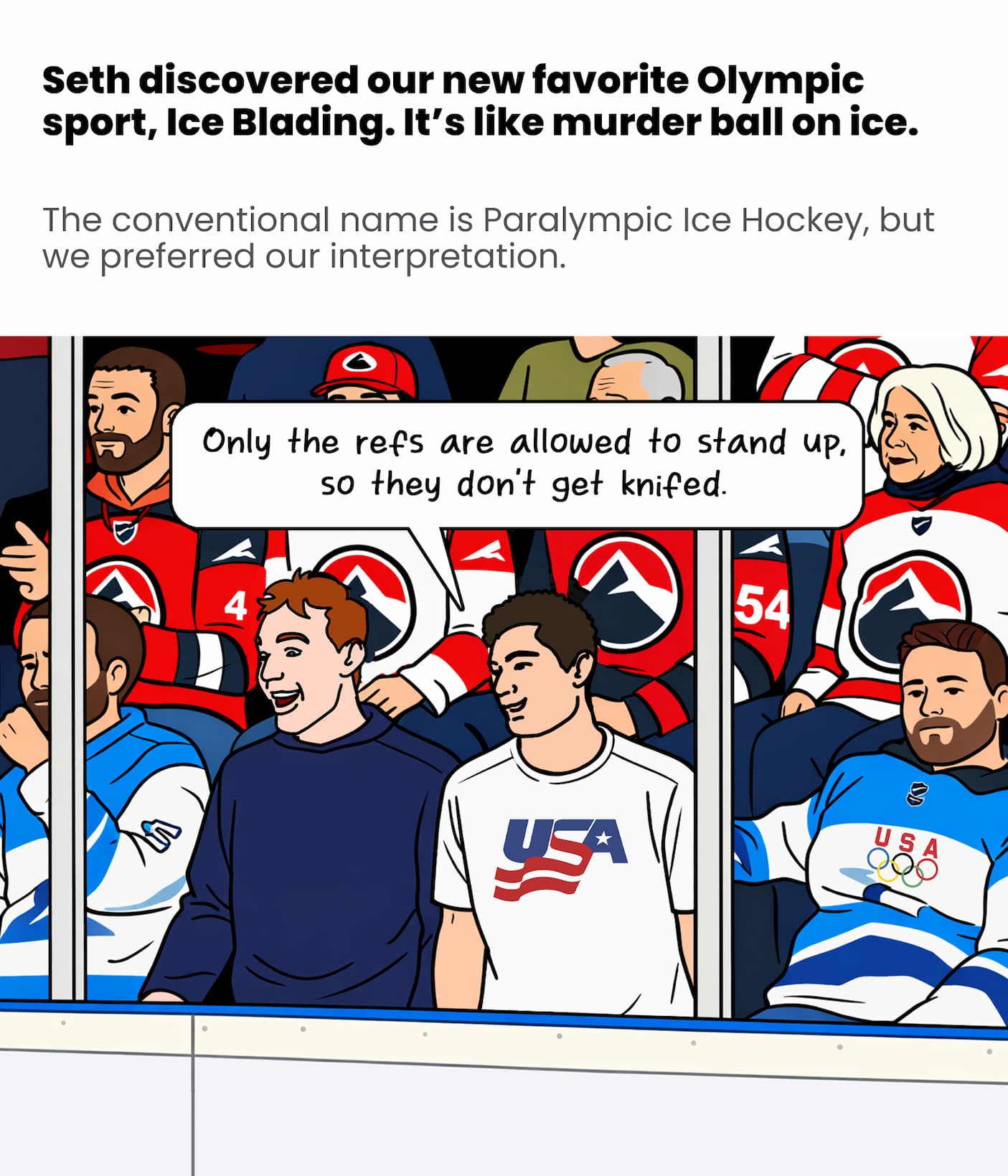 Seth discovered Ice Blading