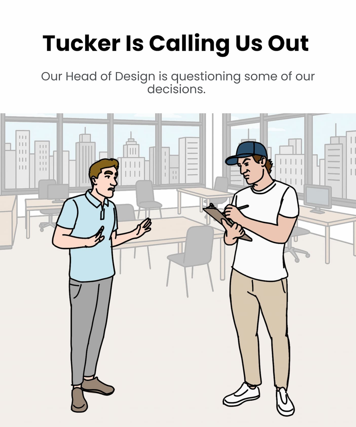 Tucker's Calling Us Out