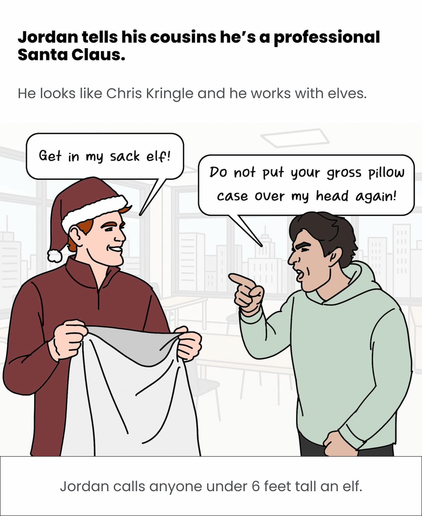 Jordan says he's Santa