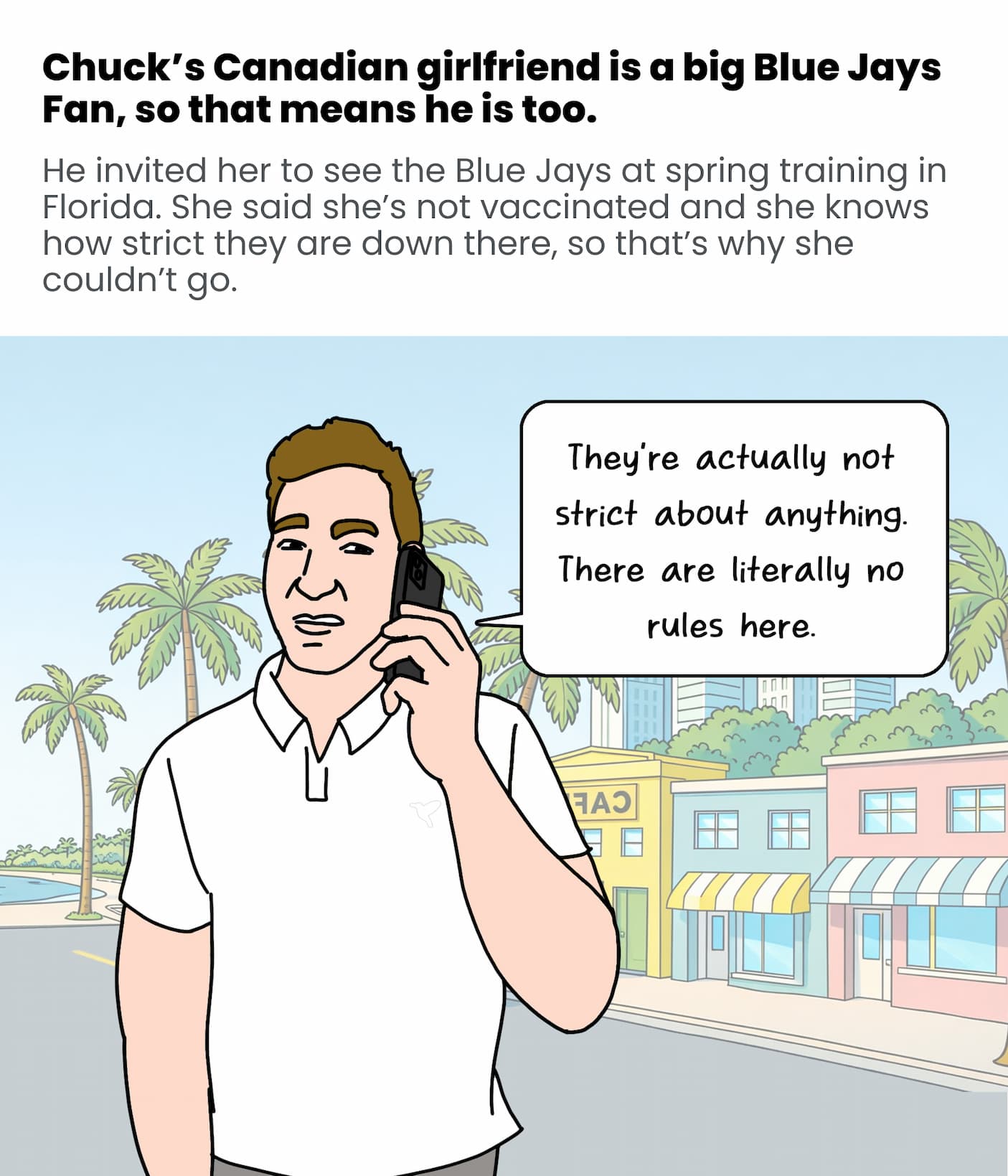 Chuck's Favorite Team is the Blue Jays