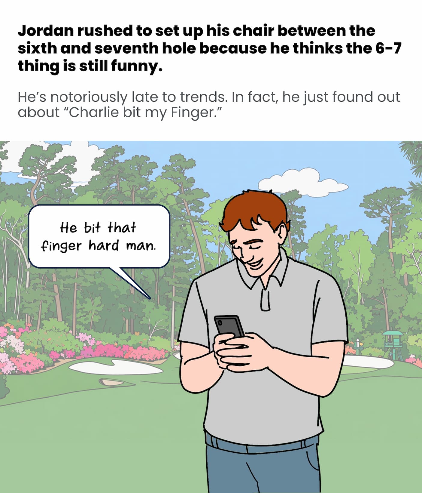 Jordan set up between 6 & 7