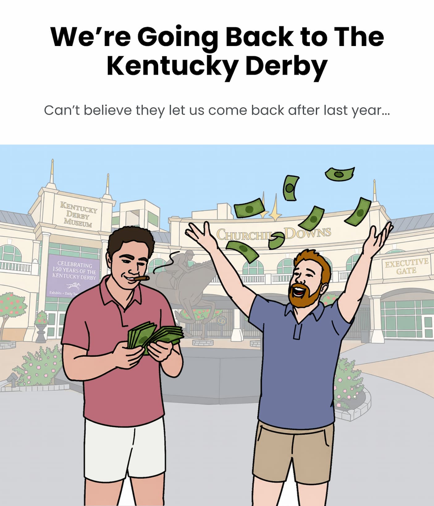 We're going back to the derby