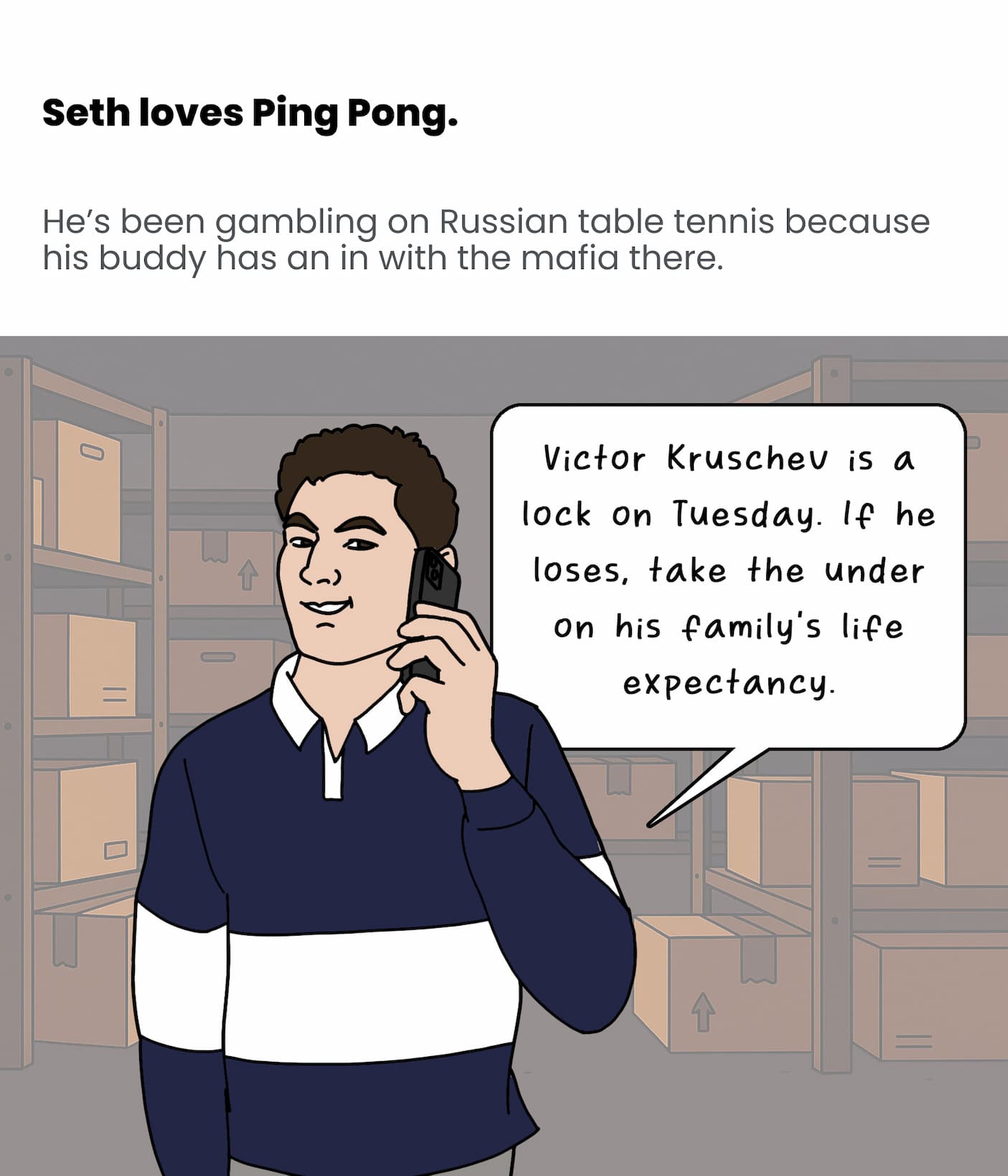 Seth loves Ping Pong