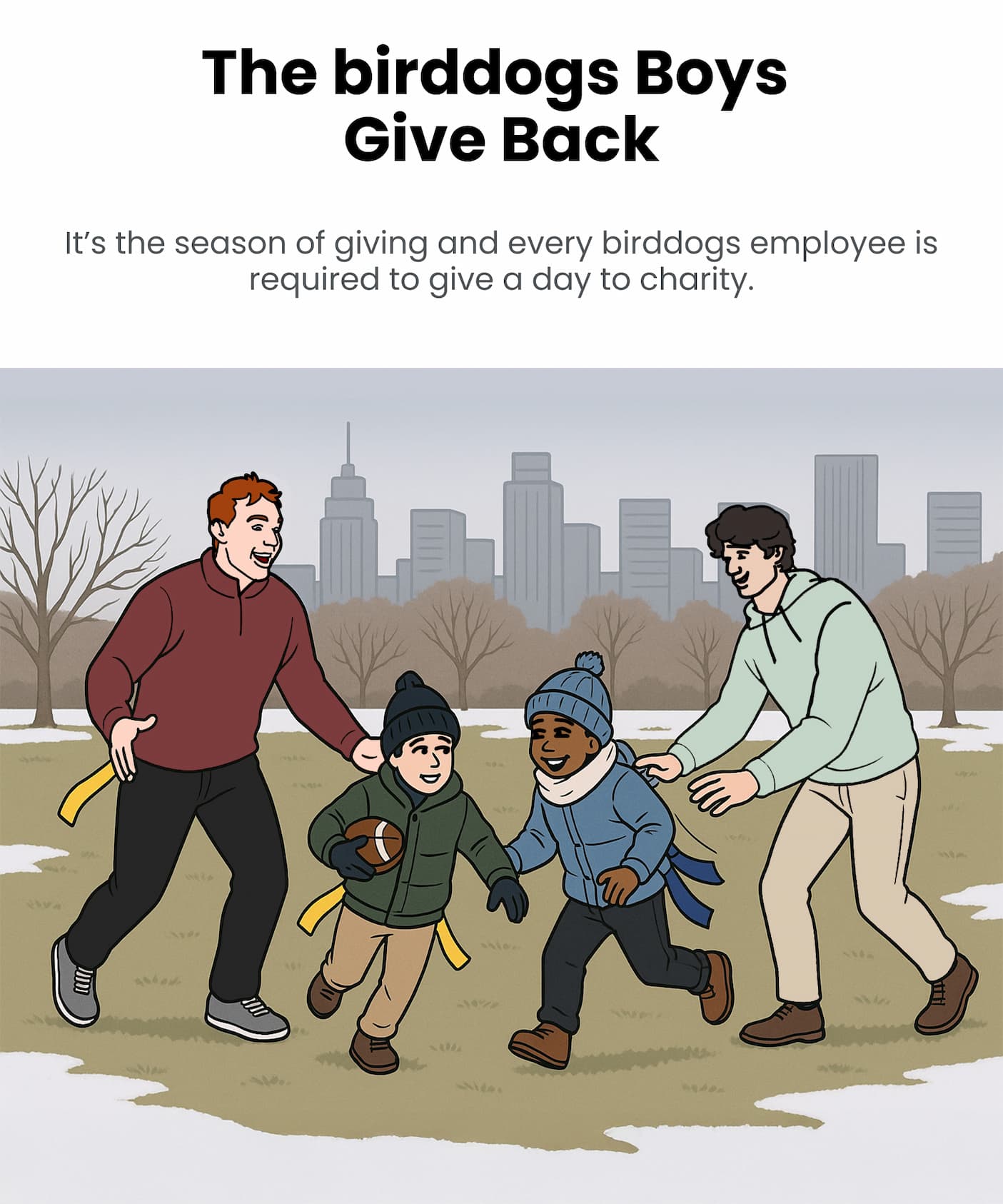 The birddogs Boys Give Back