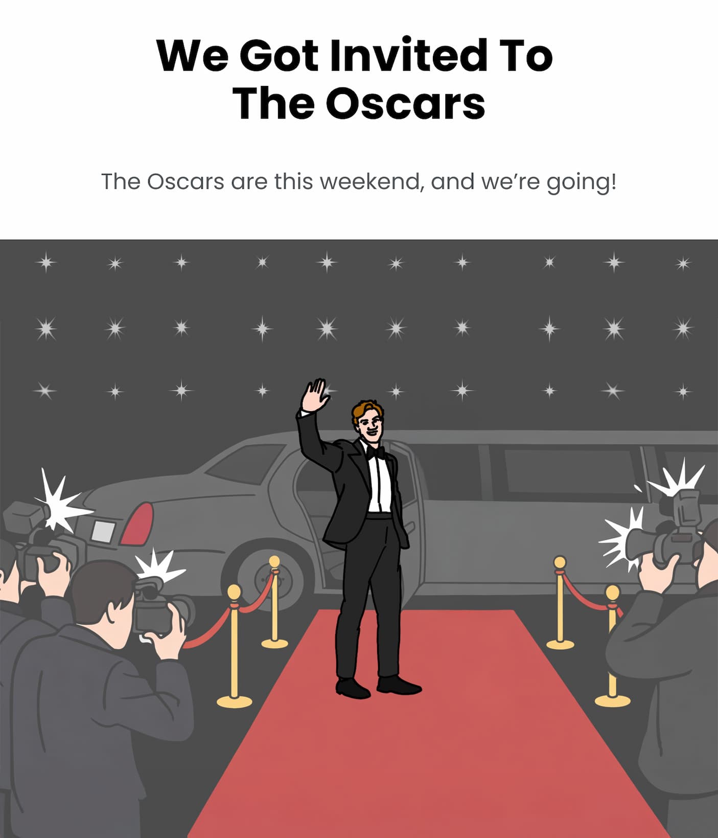 We Got Invited to The Oscars