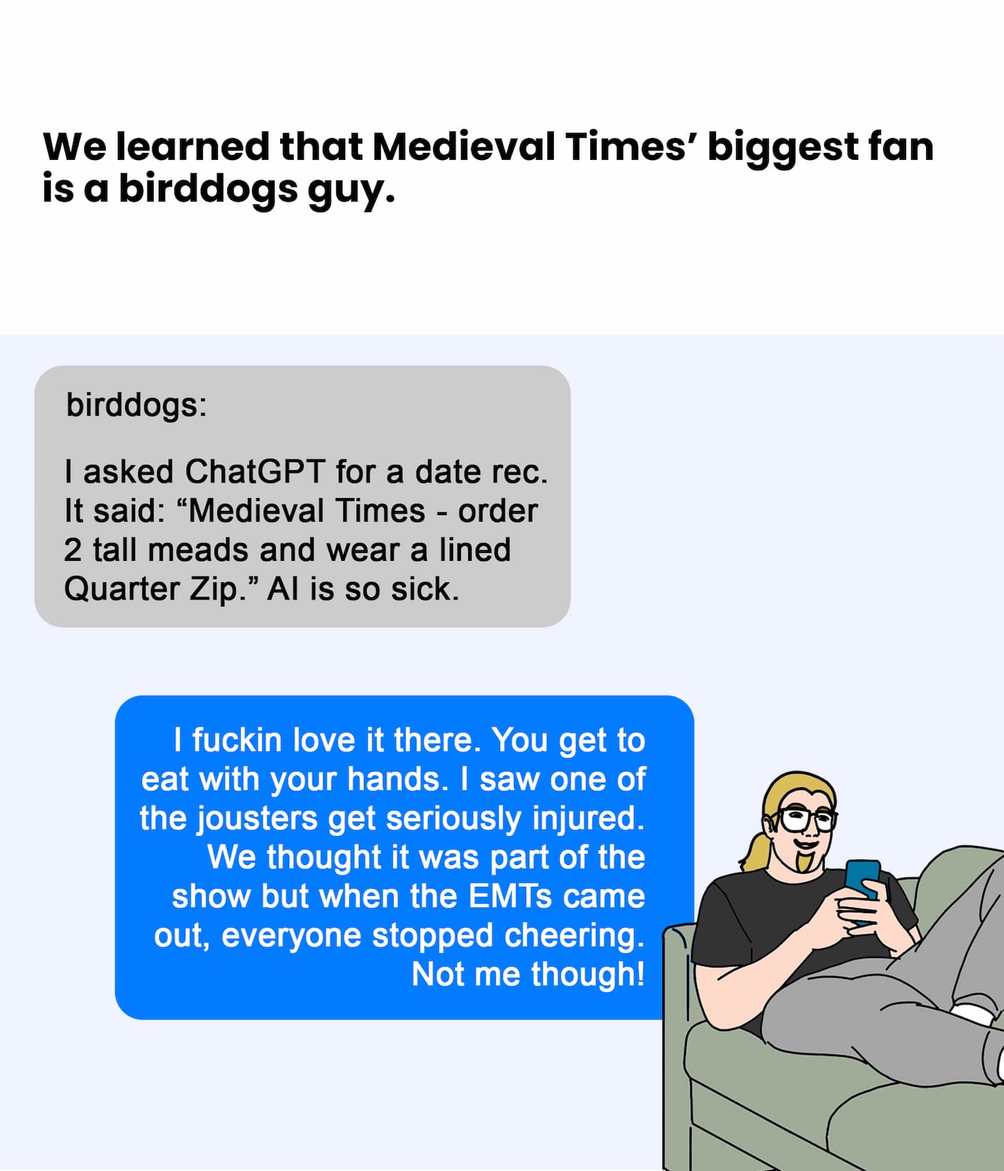 Medieval Times - great date spot