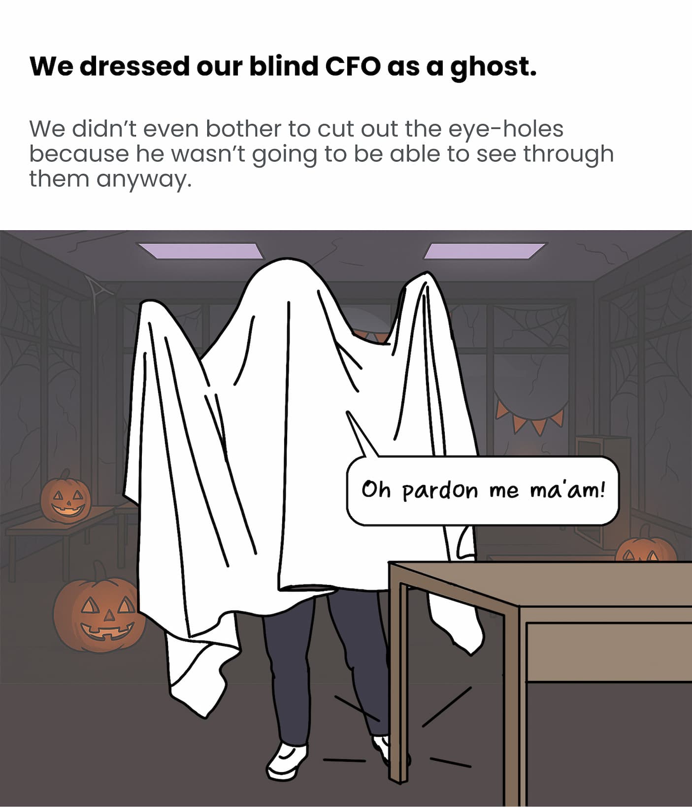 Our Blind CFO was a Ghost