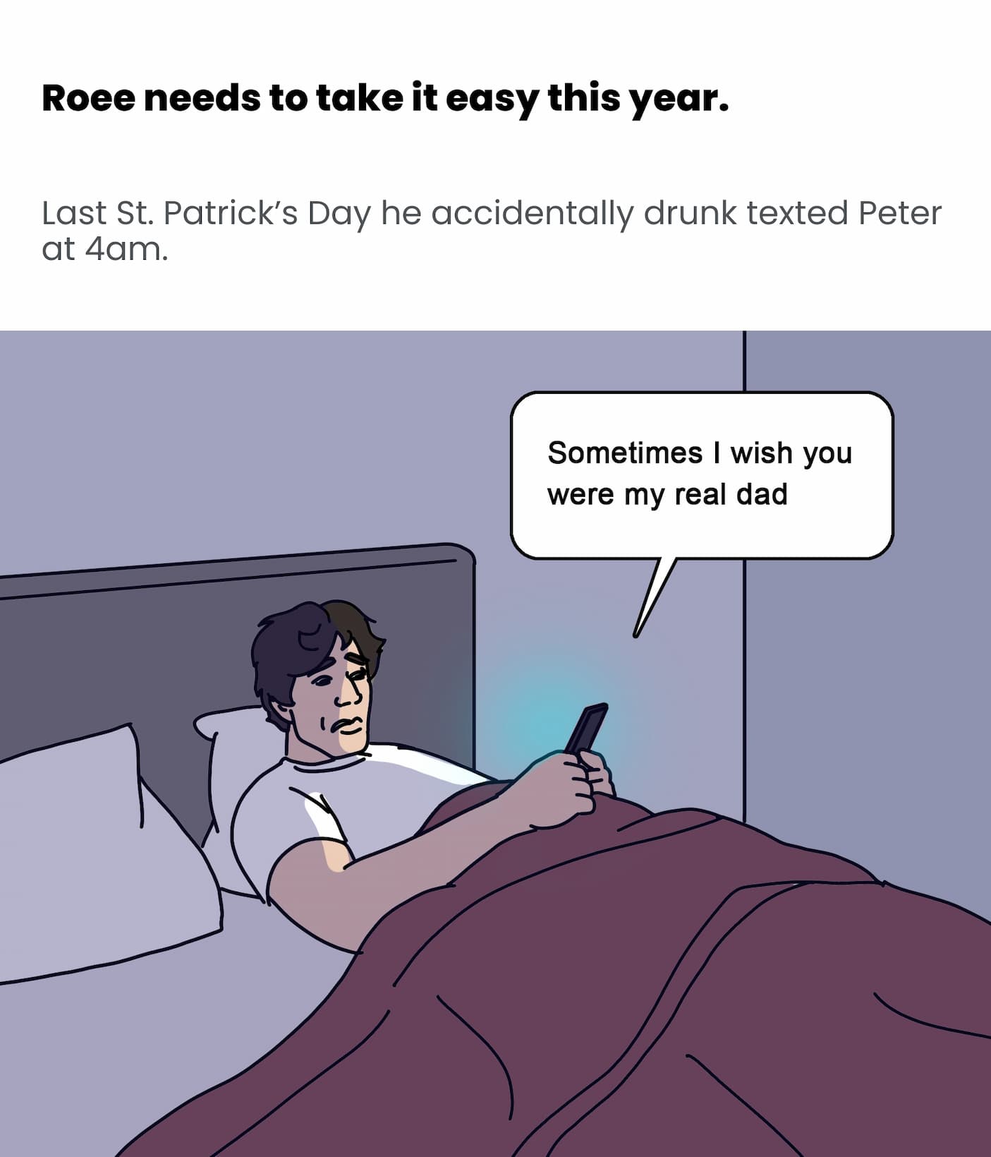 Roee needs to take it easy this year