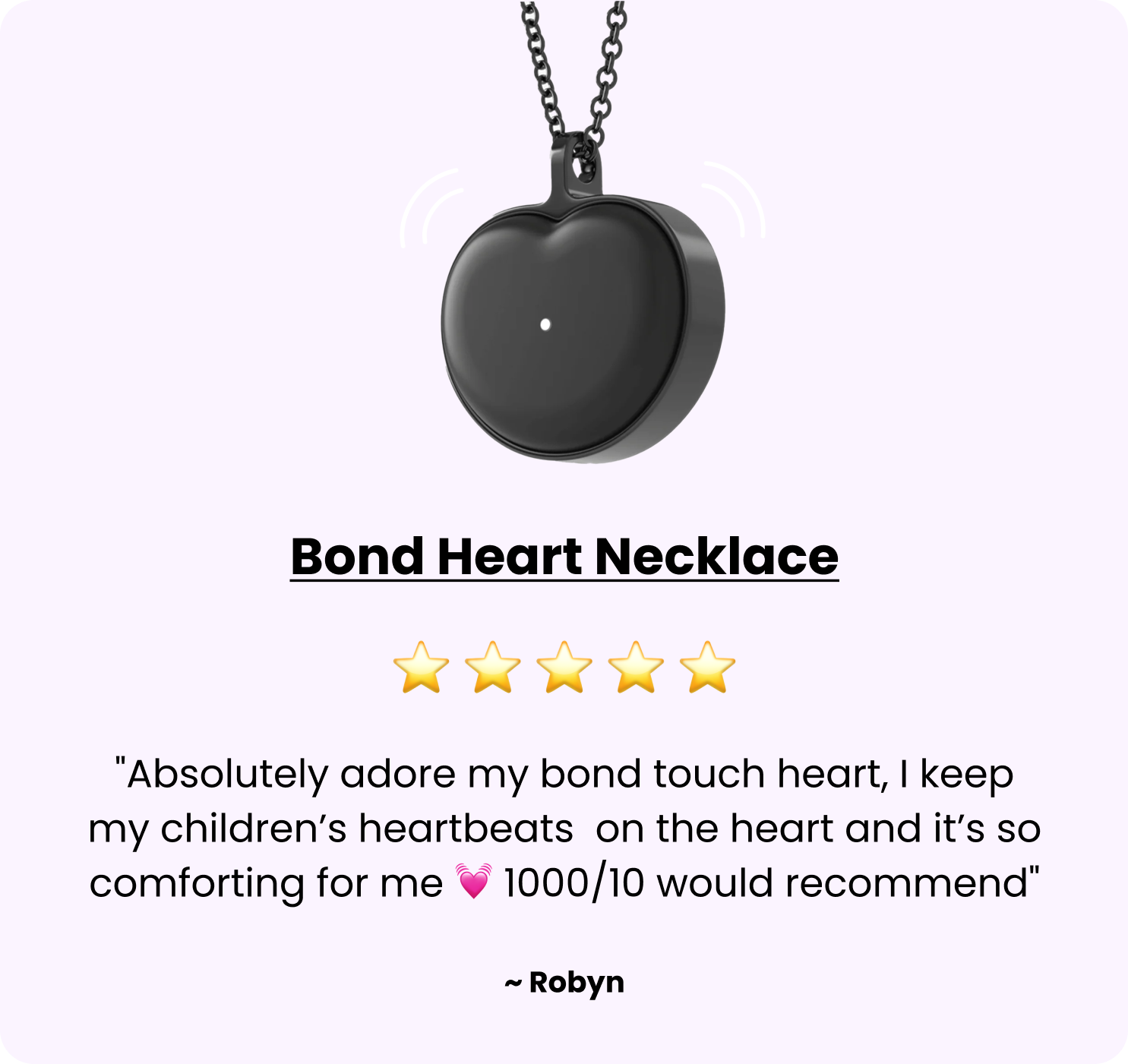 Bond Heart Necklace