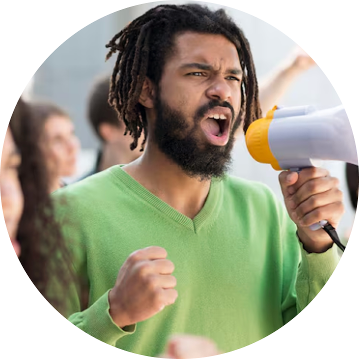 🗣️  Every day change  From speaking up against bias to amplifying others' voices, small actions add up.