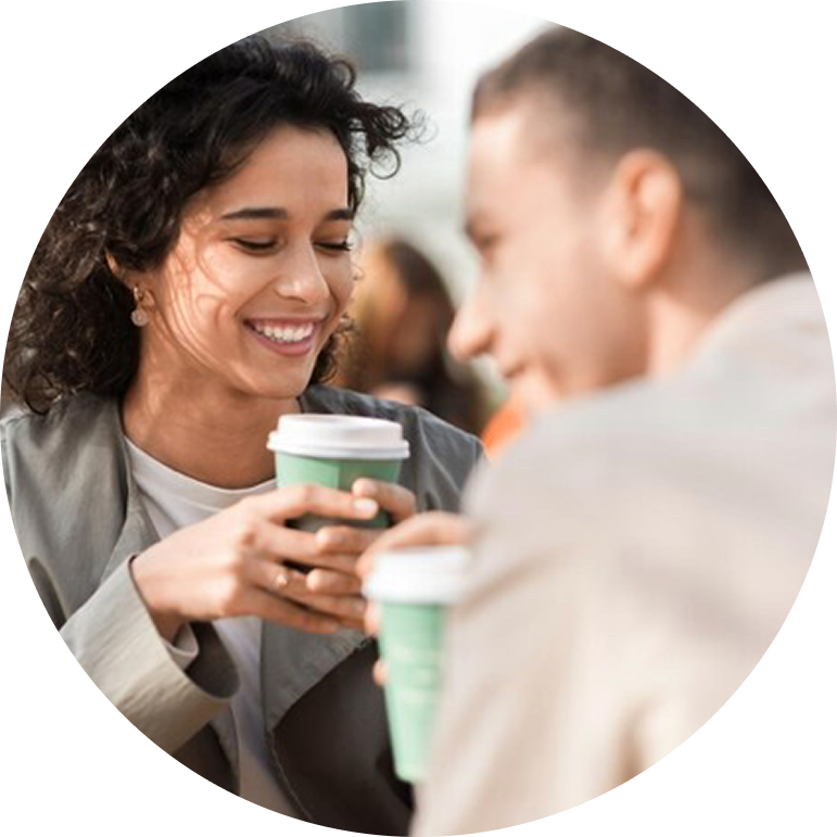 🧋  Dropping off  a coffee 