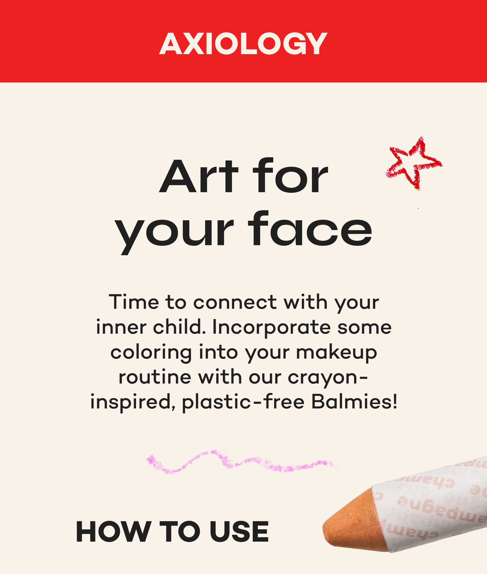 Draw on your face! 🧑‍🎨 Axiology Beauty