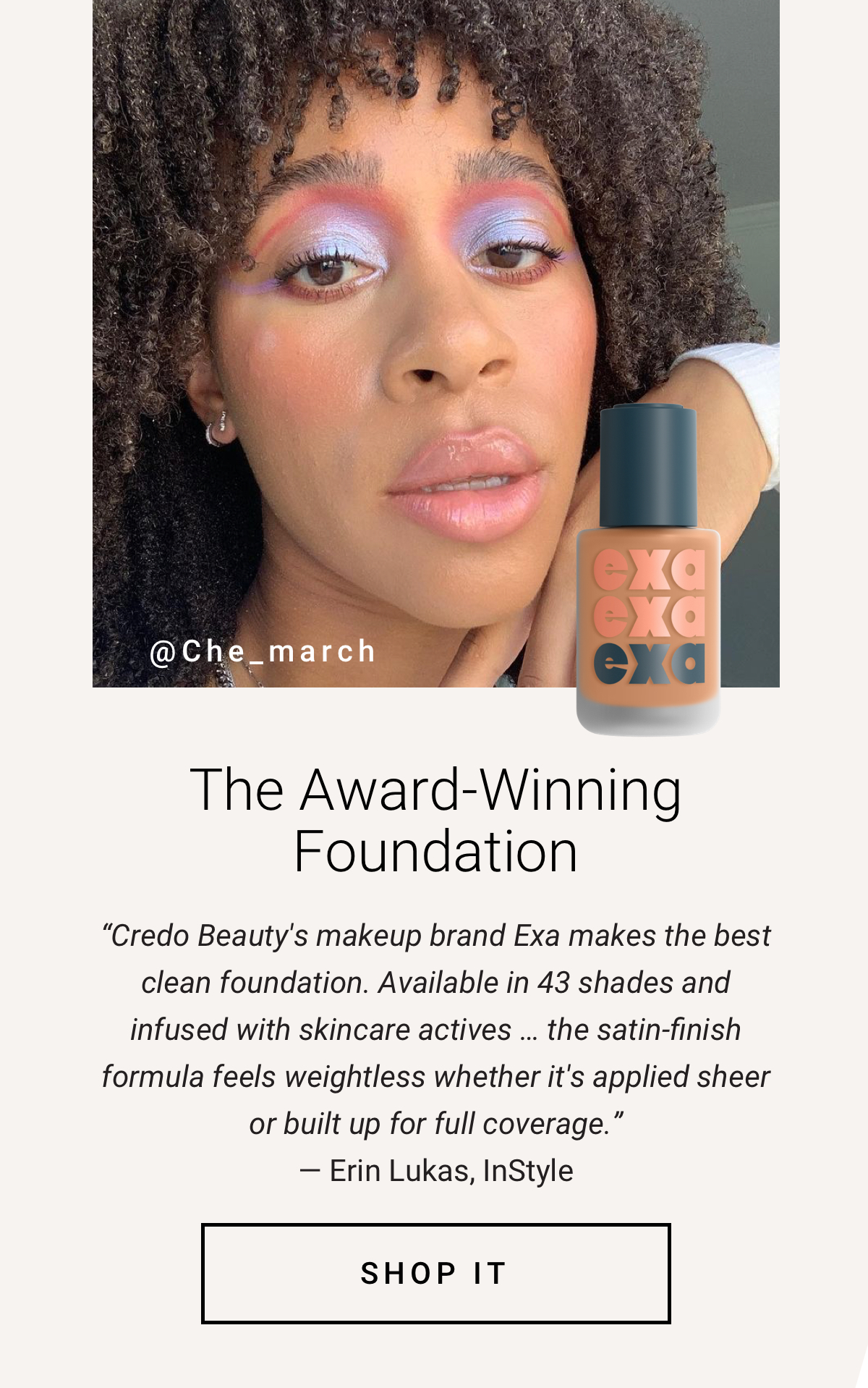 Meet the foundation with hundreds of 5star reviews Credo Beauty