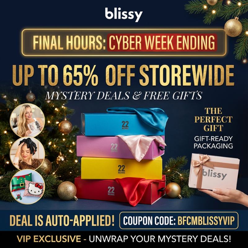 Blissy Black Friday Thank You