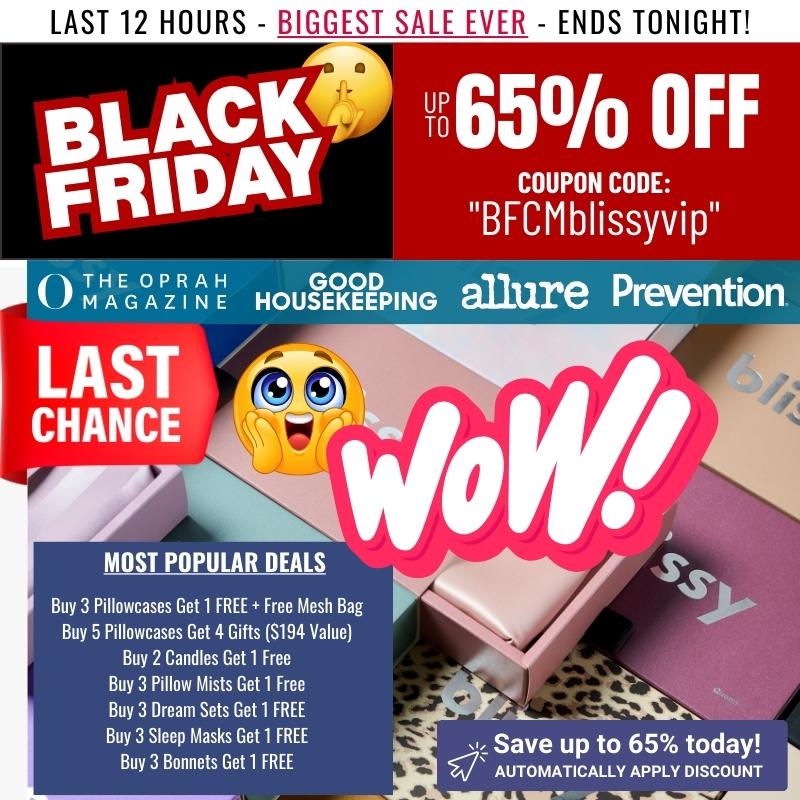 Blissy Black Friday Thank You