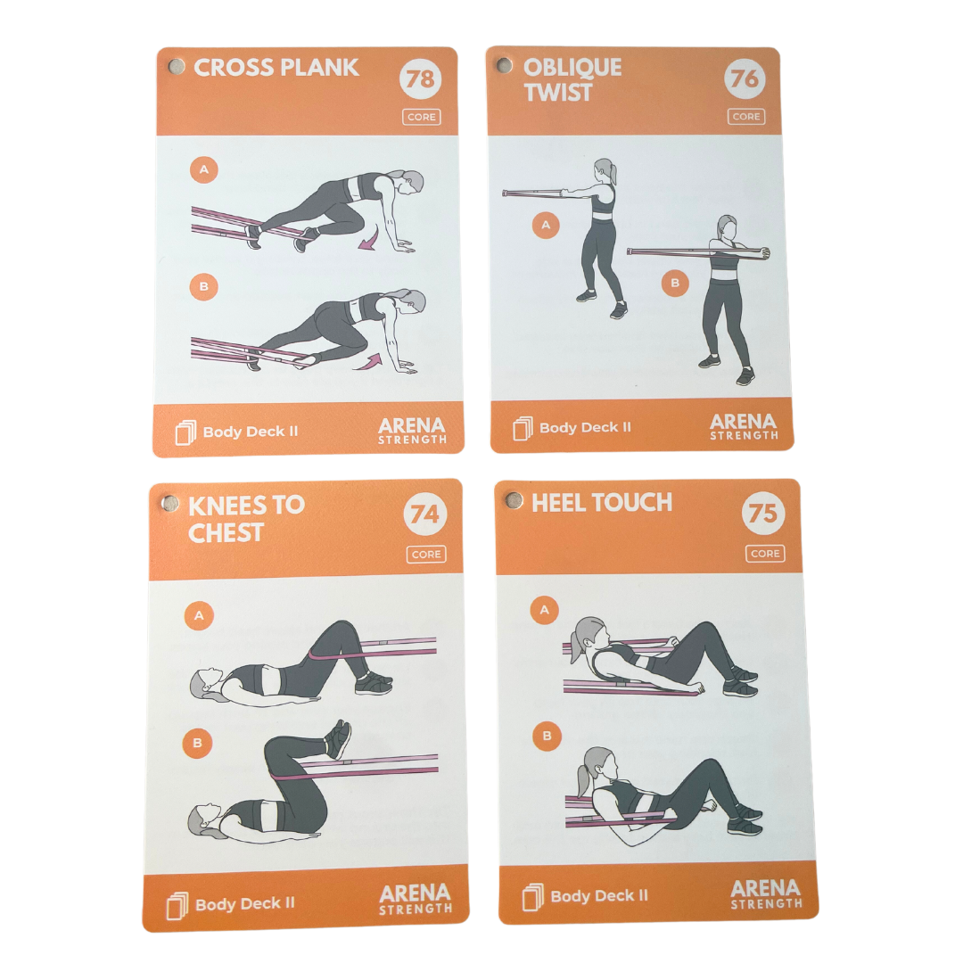 Try these 4 workout card routines! 👉 - Arena Strength