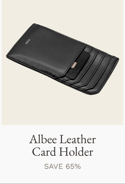 Albee Leather Card Holder