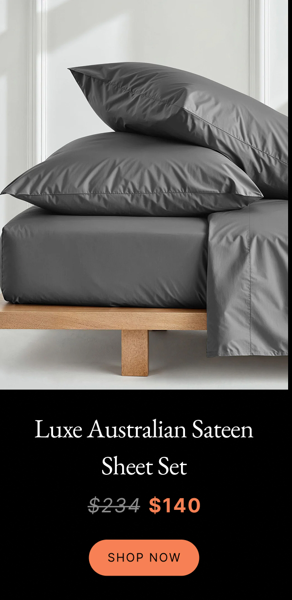 Luxe Australian Sateen Sheet Set