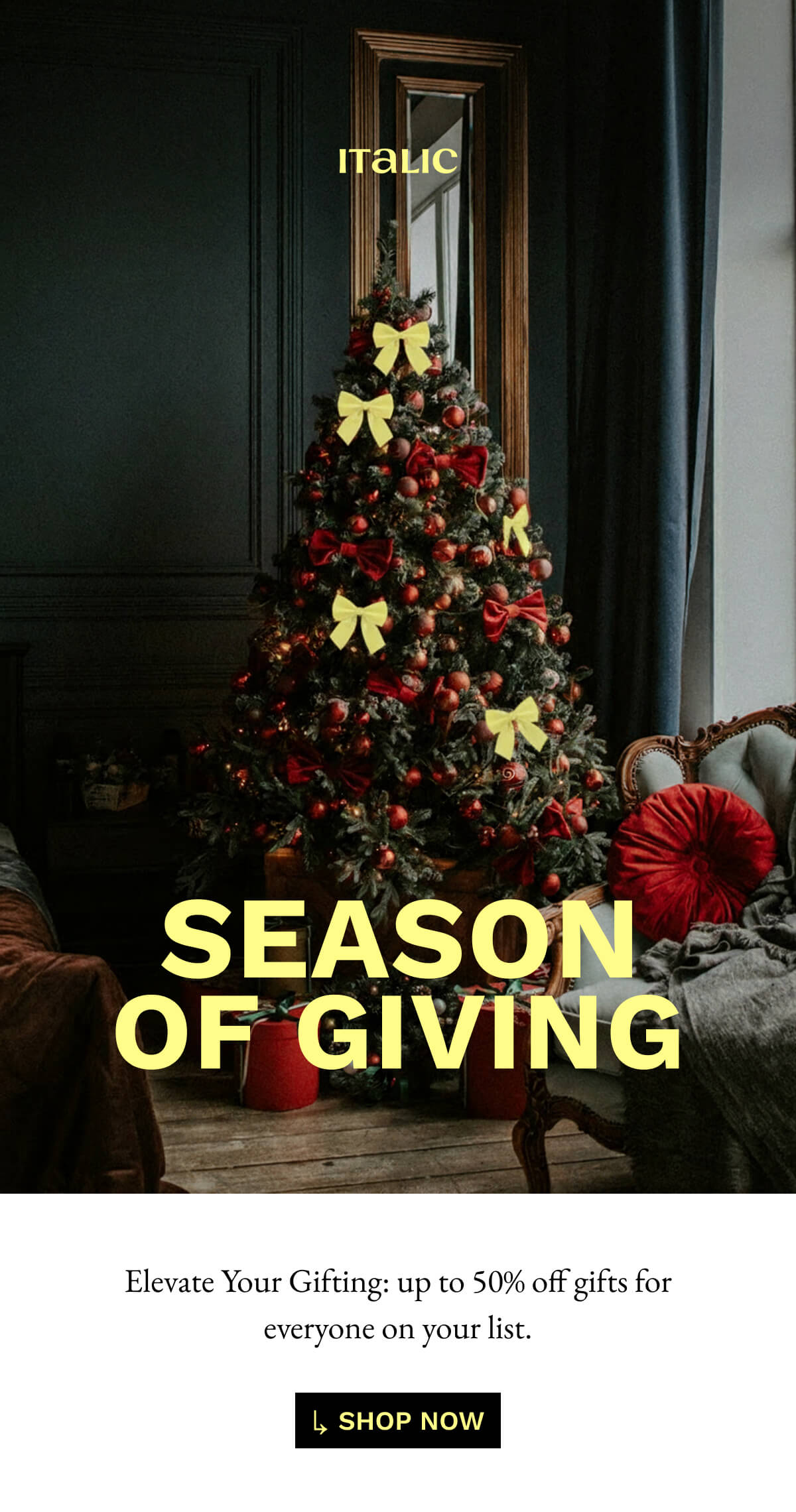 Italic | Life is Luxury | BLACK FRIDAY EXCLUSIVE BUNDLES