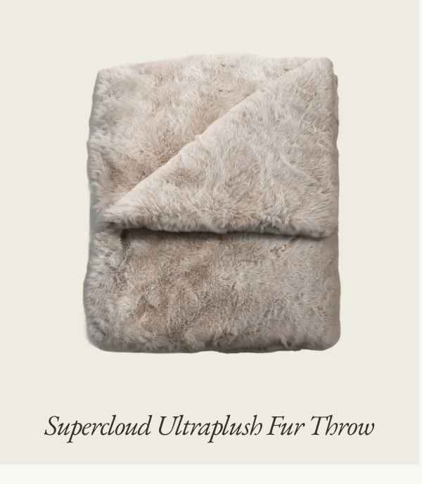 Supercloud Ultraplush Faux Fur Throw