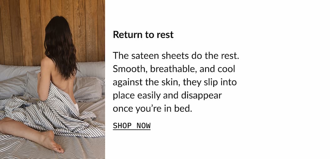 ITALIC | Ecru & Sage Bedding