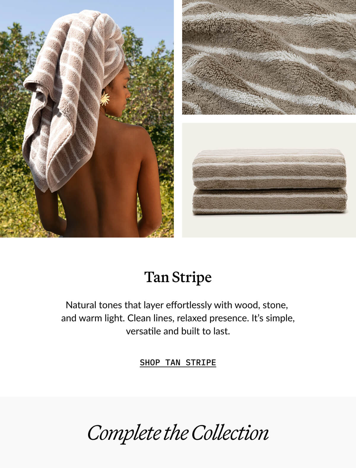 ITALIC | TAN STRIPES