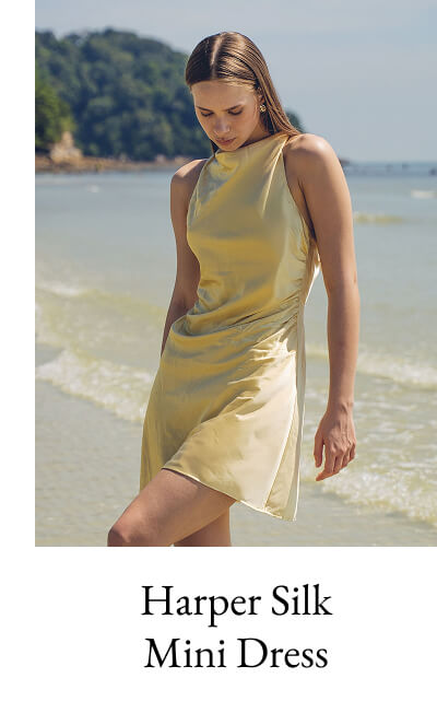 Harper Silk Mini Dress