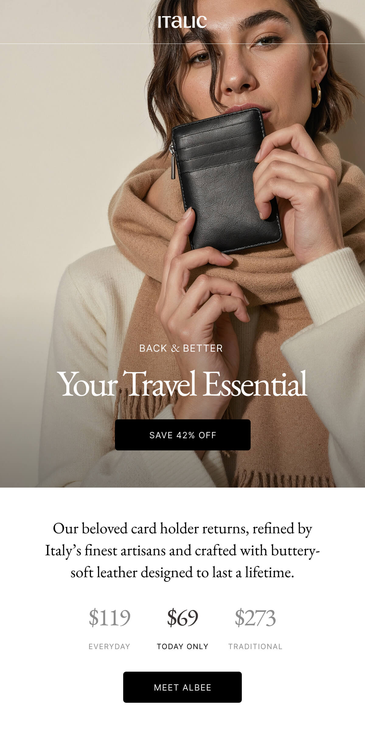 Italic | Life is Luxury | Back and Better