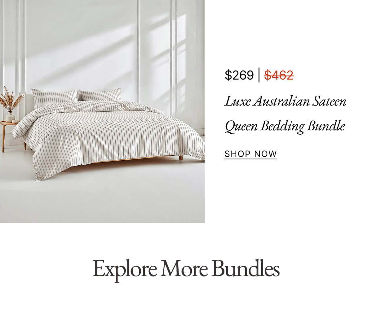 Luxe Australian Sateen Bedding Bundle