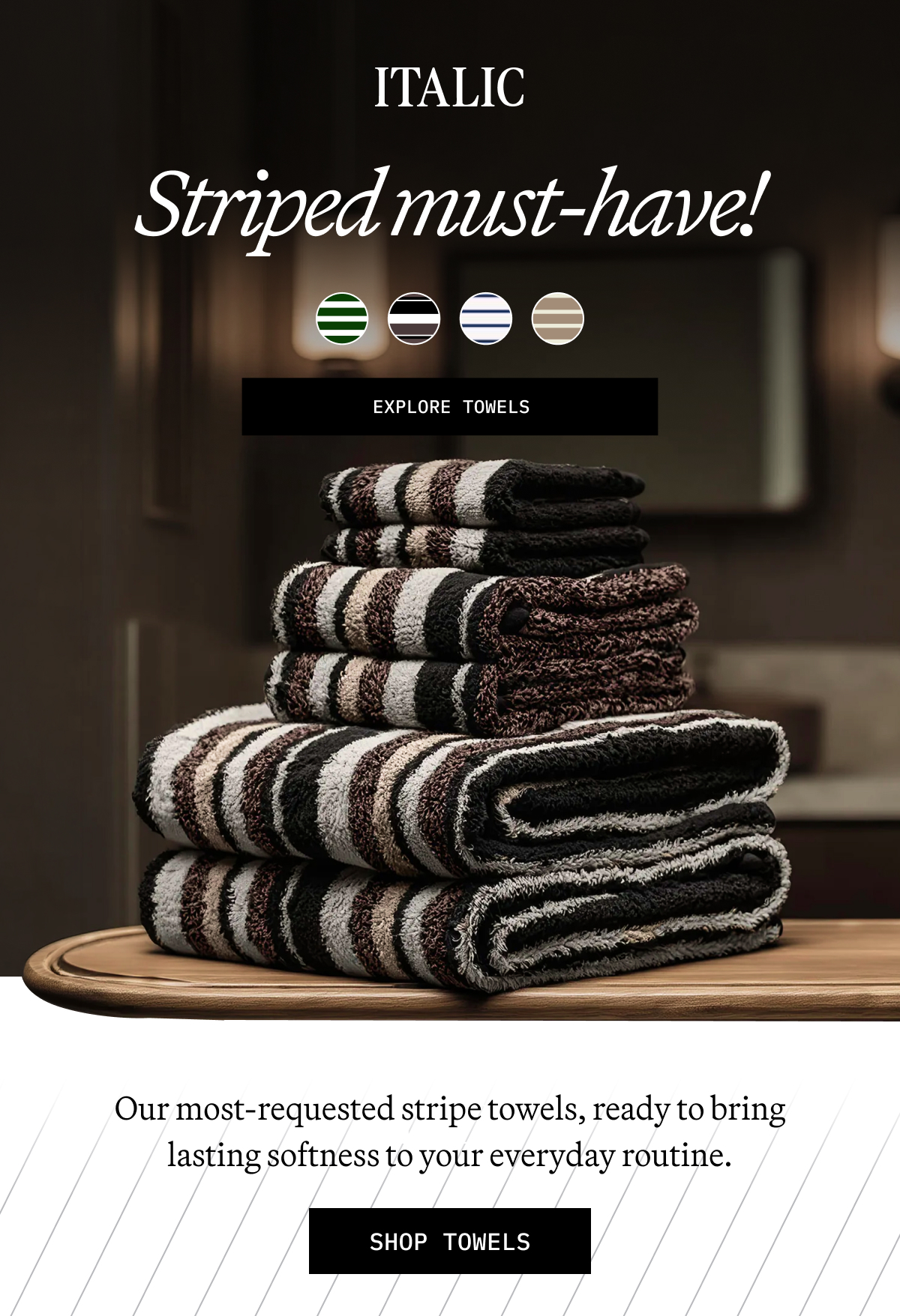 ITALIC | Striped must-have!