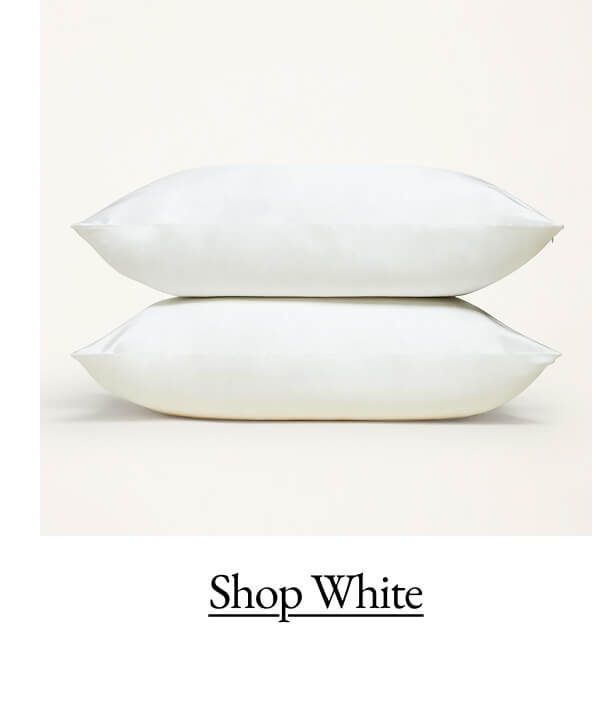 White Silk Pillowcase