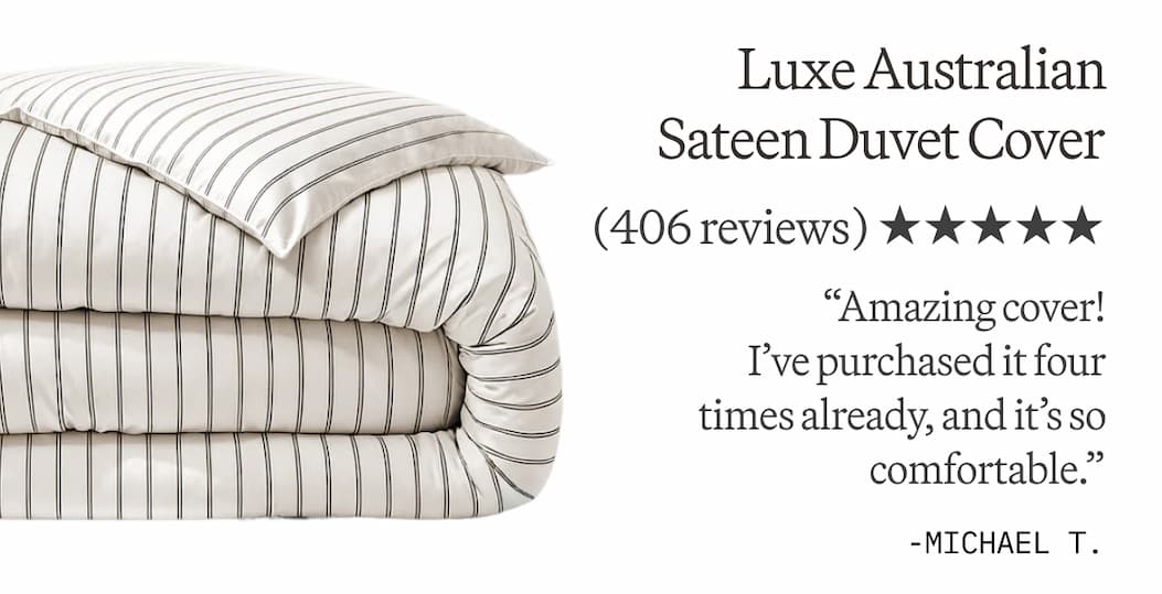 ITALIC | Luxe Australian Sateen Duvet Cover