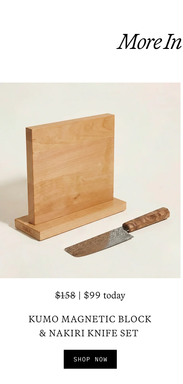 Kumo Magnetic Block & Nakiri Knife Set