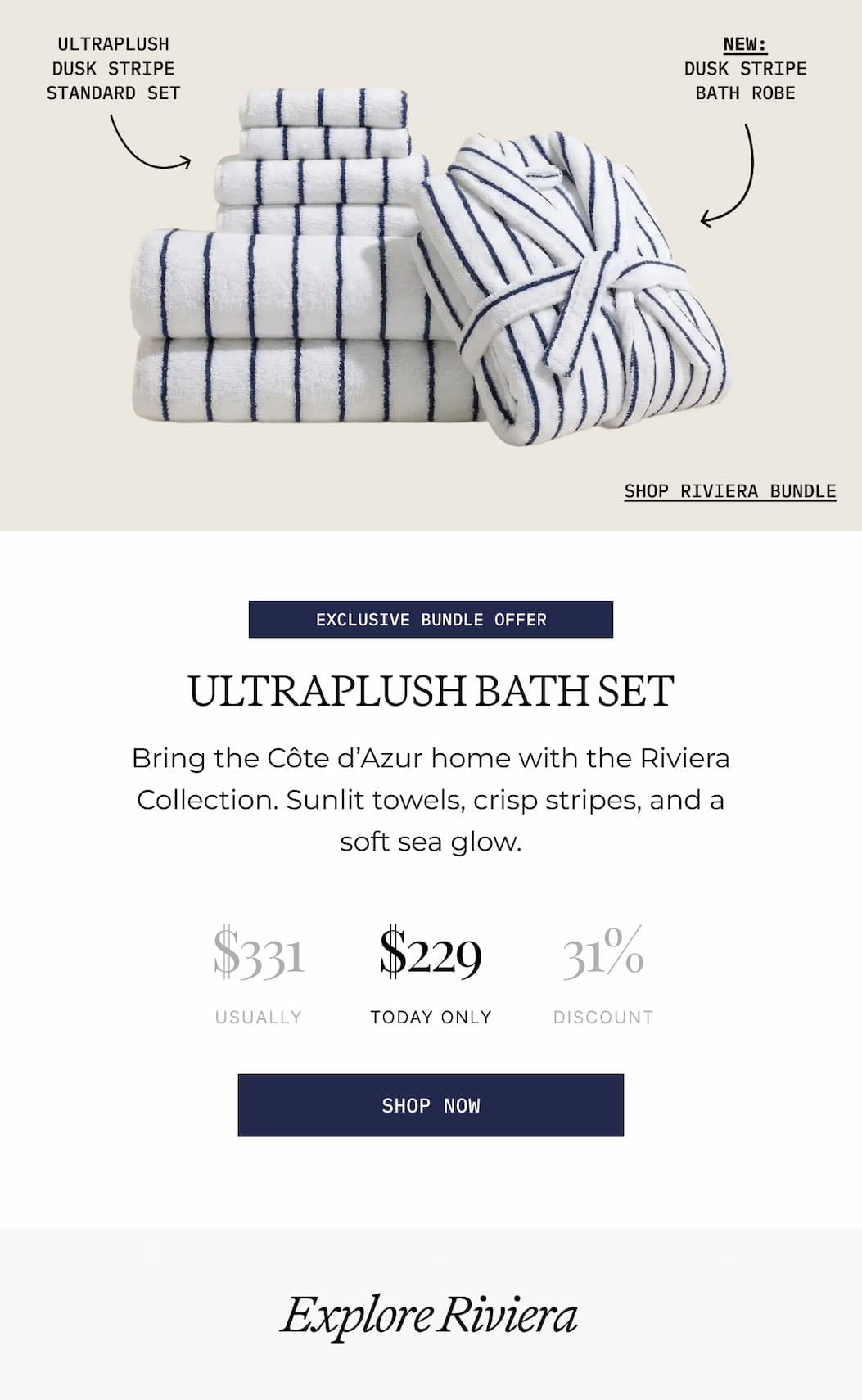 ITALIC | Ultraplush Dusk Striped