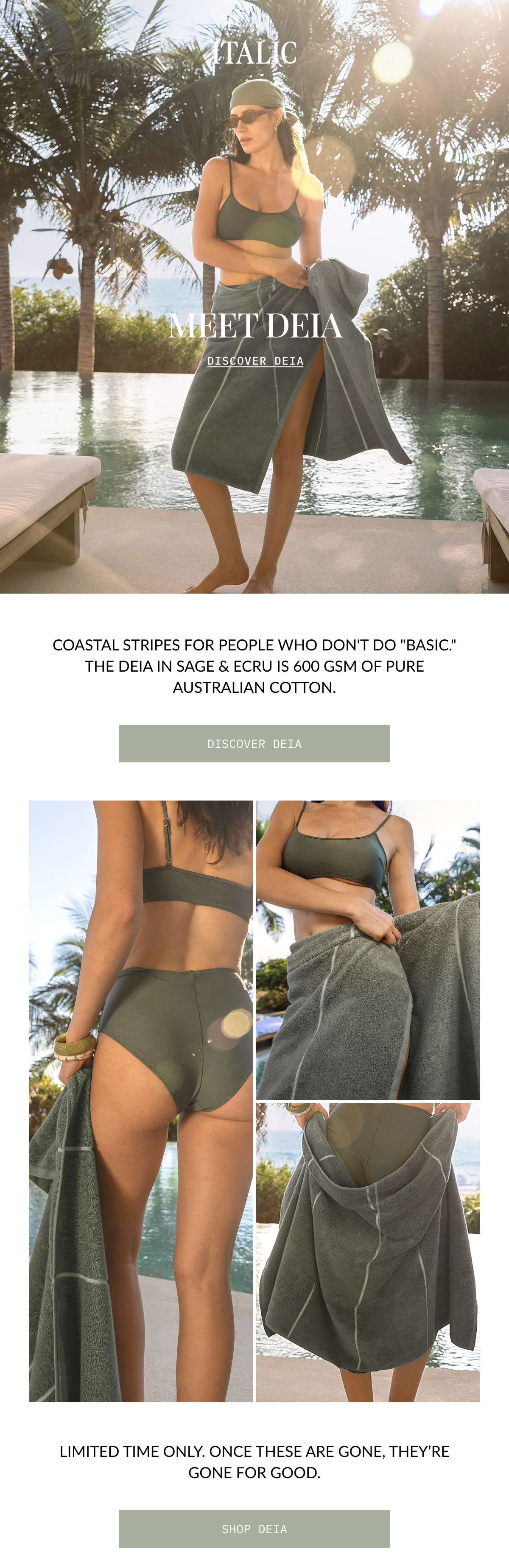 ITALIC | Deia Towels