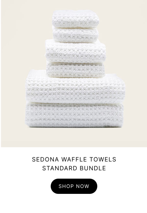 SEDONA WAFFLE TOWELS STANDARD BUNDLE