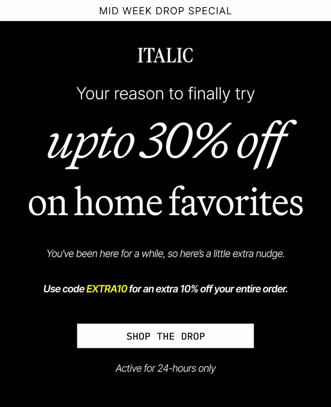 ITALIC | Save up to $200
