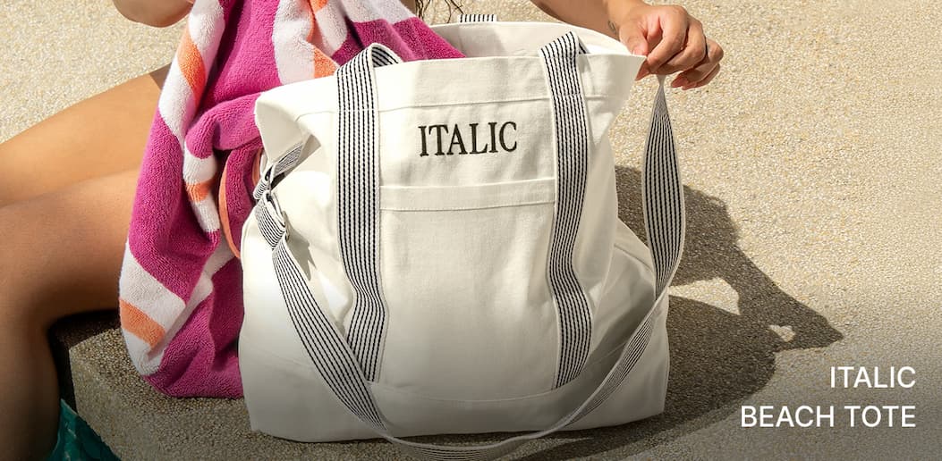 ITALIC BEACH TOTE