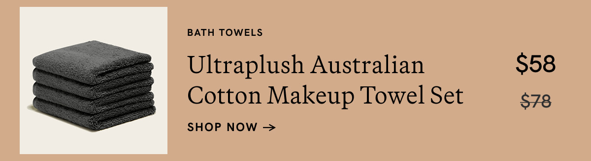 Ultraplush Australian Cotton Makeup Towel Set