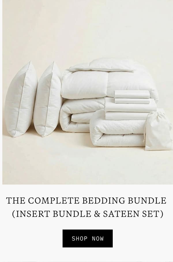 THE COMPLETE BEDDING BUNDLE
