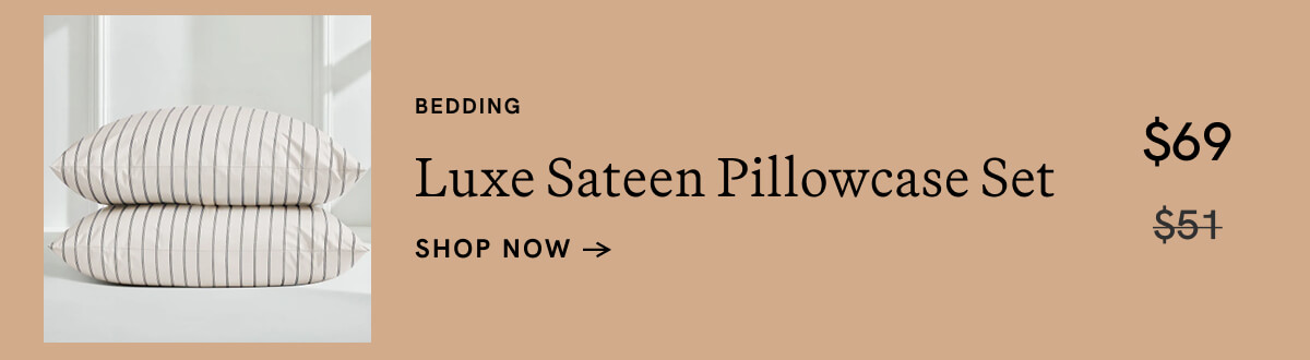 Luxe Australian Sateen Pillowcase Set