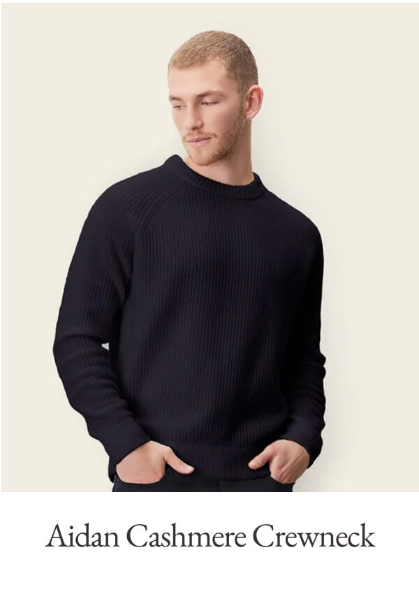 Aidan Chunky Cashmere Crewneck