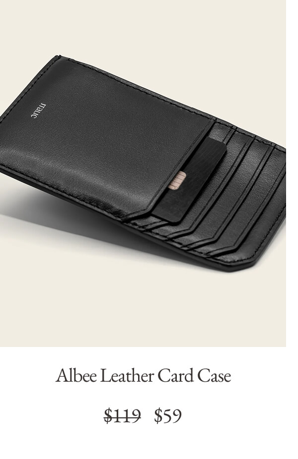 Albee Leather Card Holder