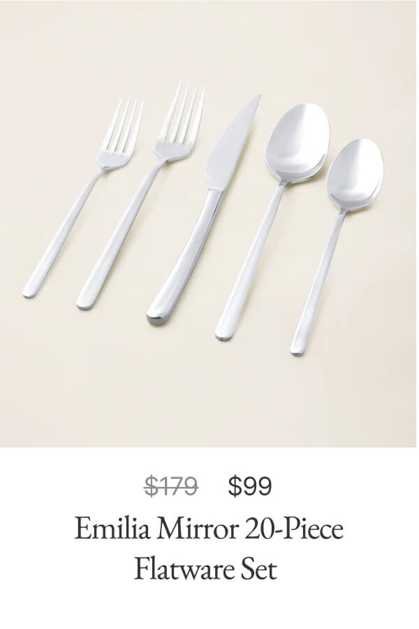 Emilia Mirror Flatware Set Emilia Mirror Flatware Set
