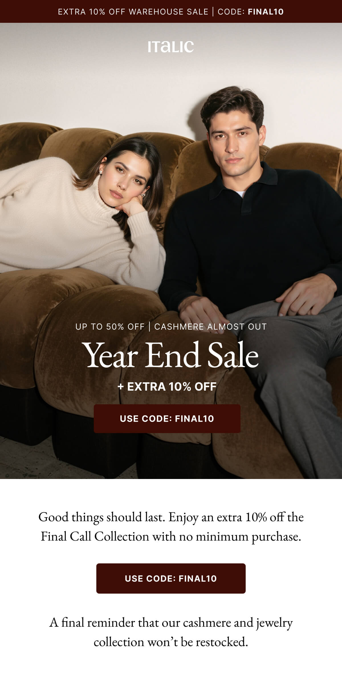 Italic | Life is Luxury