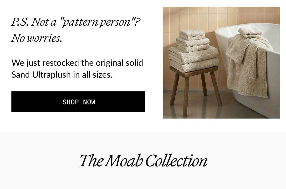 ITALIC | Ultraplush Sand Towels