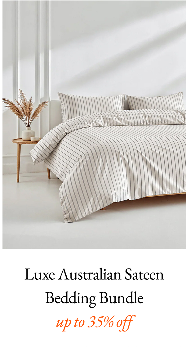 Luxe Australian Sateen Bedding Bundle