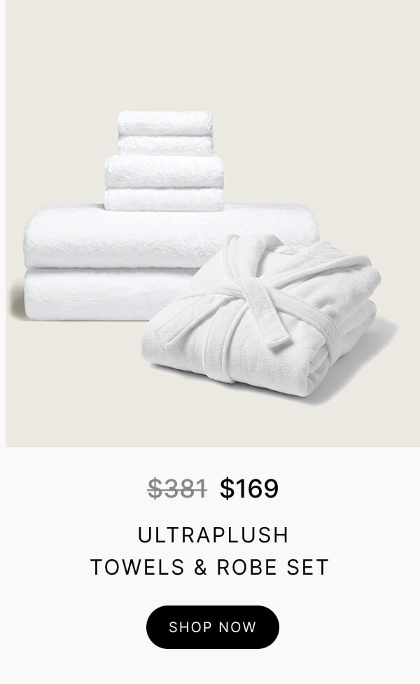 Ultraplush Towels & Robe Set