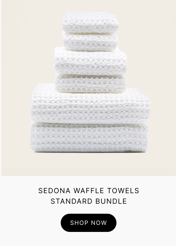 SEDONA WAFFLE TOWELS STANDARD BUNDLE SHOP NOW